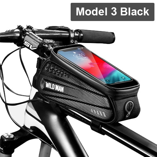 Waterproof 6.6in Phone Case Touchscreen Bag for MTB