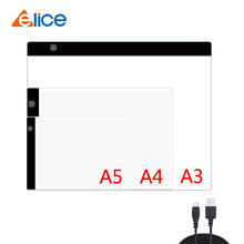 Load image into Gallery viewer, Elice A3 A4 A5 Drawing Tablet Diamond Painting board USB Art Copy Pad Writing  Sketching Wacom Tracing led light pad
