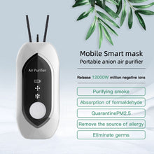 Load image into Gallery viewer, Air Purifier Portable Personal Necklace USB Rechargeable Air Cleaner Mini Ionic Purifier Wearable for Home Car
