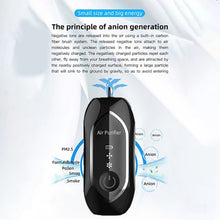 Load image into Gallery viewer, Air Purifier Portable Personal Necklace USB Rechargeable Air Cleaner Mini Ionic Purifier Wearable for Home Car
