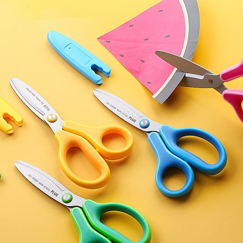 1pc Left Hand Scissors Children DIY Student Standard Paper-cutting Tools Safe for Left-handers