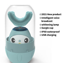 Load image into Gallery viewer, Sonic Electric U-shape Toothbrush for Kids USB rechargeable
