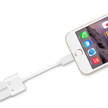 Load image into Gallery viewer, Dual Lighting Converter 2 in 1 Adapter Audio Charging Cable Splitter for iPhone 11 12 Pro XS Max XR X 7 8 Plus SE Aux Connector
